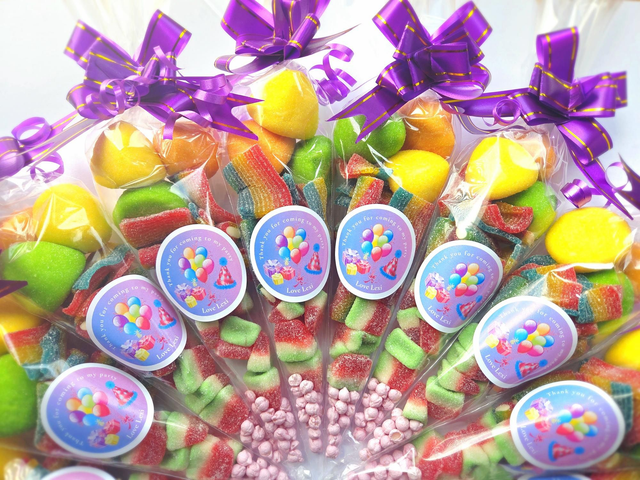 Birthday Party Sweet Cones
