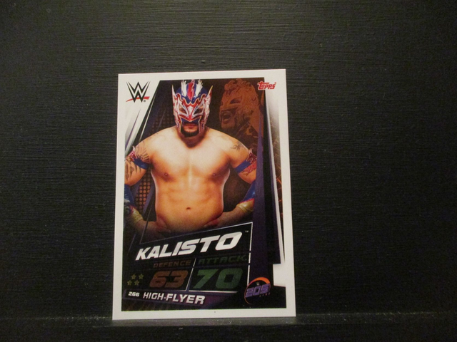 Kalisto - Stars Of The Show Slam Attax Universe Original Trading Card #266