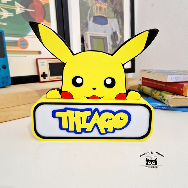 Lámpara Pikachu