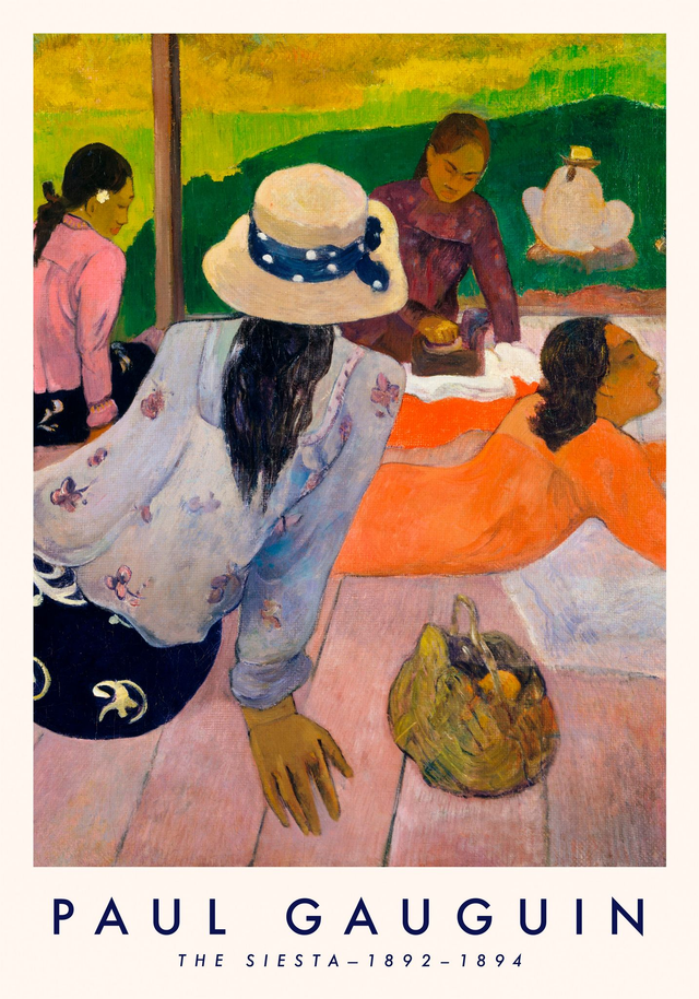 The Siesta by Paul Gauguin