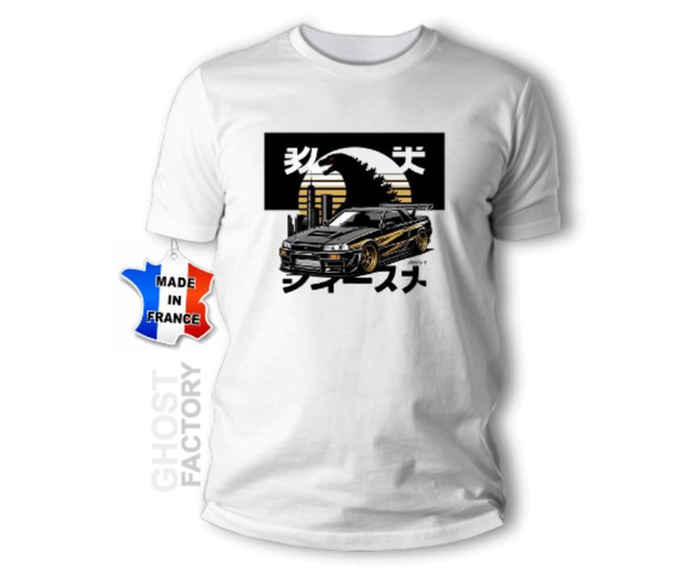 T-SHIRT NISSAN R34 JDM-3