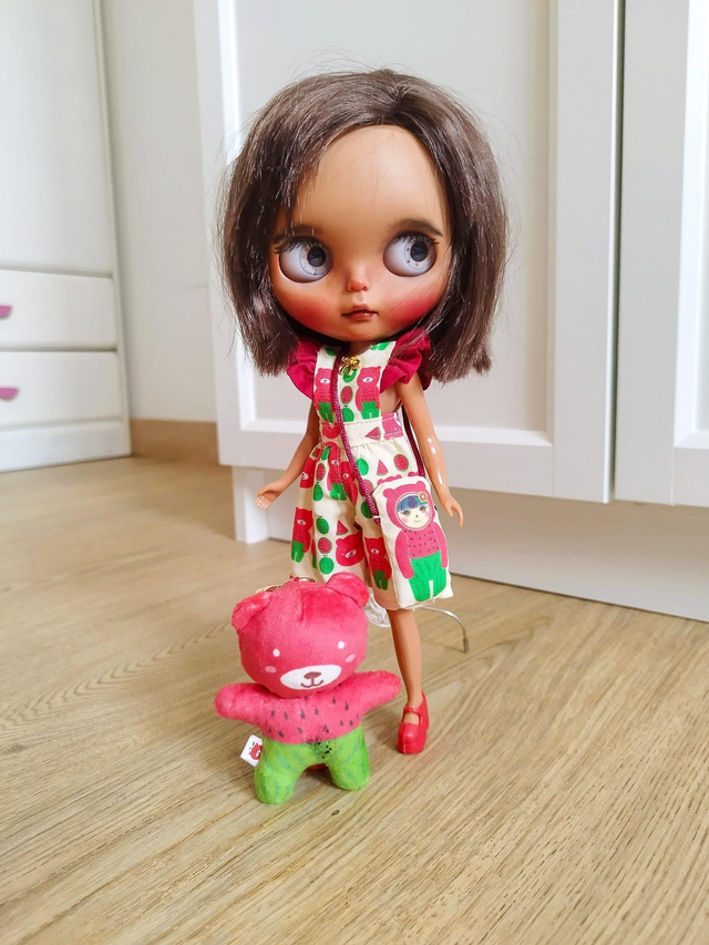 Frutoso Watermelon Jumpsuit for Blythe 
