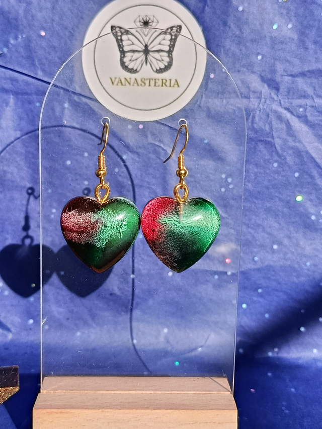 Boucles d’oreilles « Vénus Rouge »