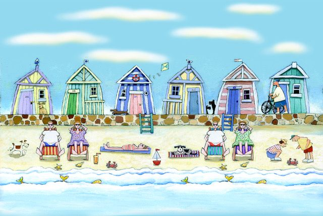 Beach Huts B020
