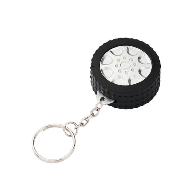 Tyre Tape Measure Keyring - 1m Length