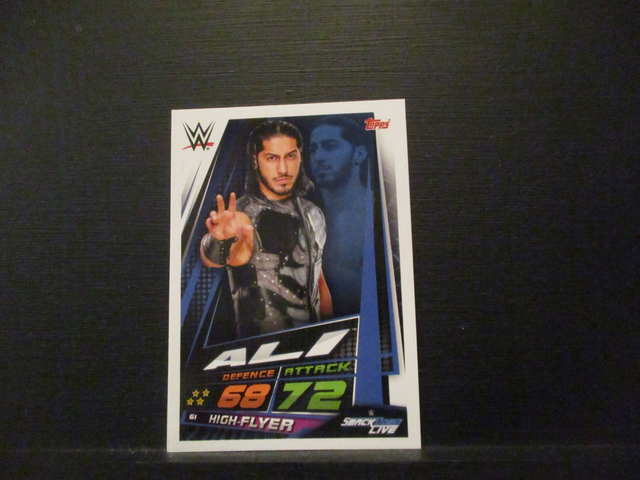 Ali - Smackdown Live Slam Attax Universe Original Trading Card #61