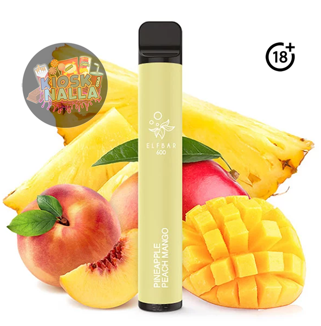 Elfbar 600 Pineapple Peach Mango 20mg Nikotin