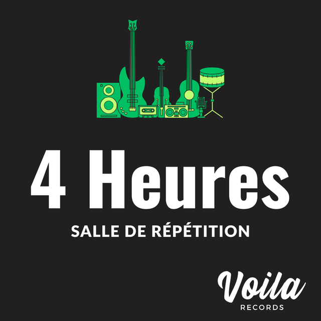 Salle de répétition - 4h