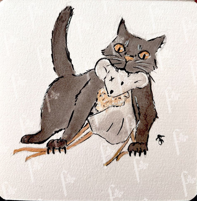 Inktober 12 - Déchiré