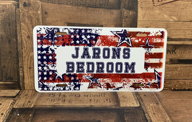 Personalised Licence plate / sign