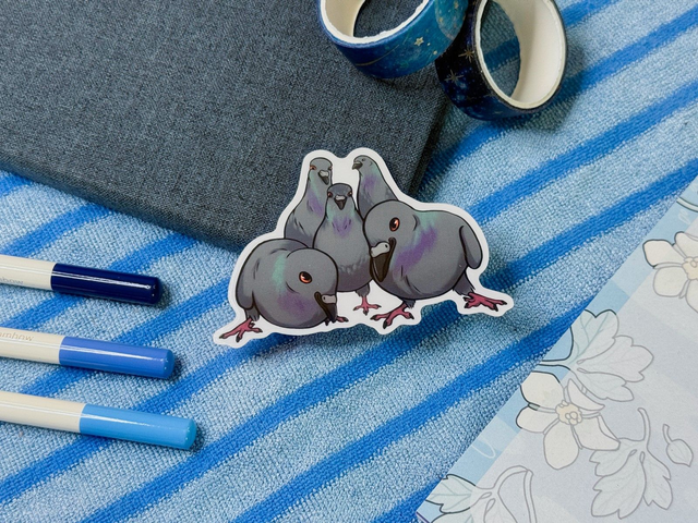 Pigeon Sticker - Wrong Neighborhood
