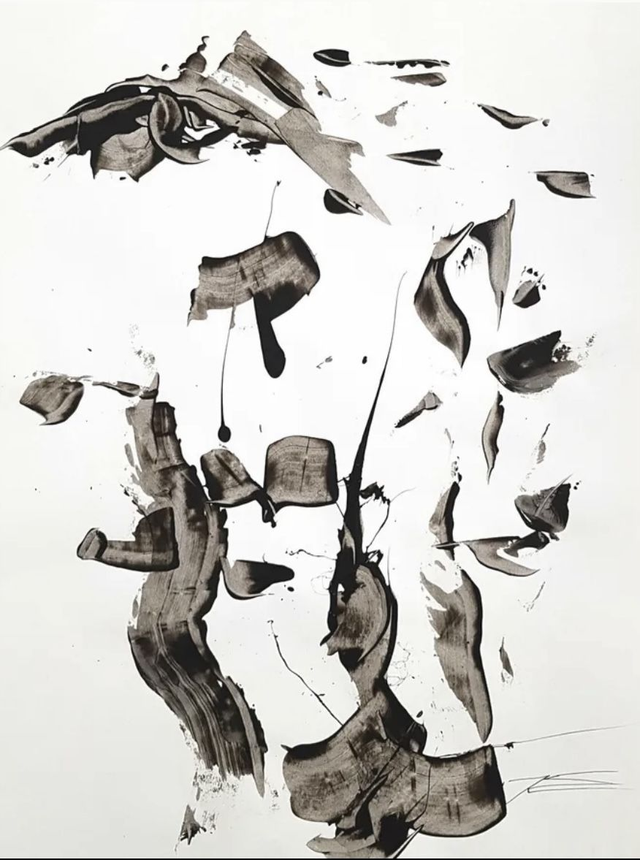 Oeuvre sur papier - 201003 - 50x65cm 