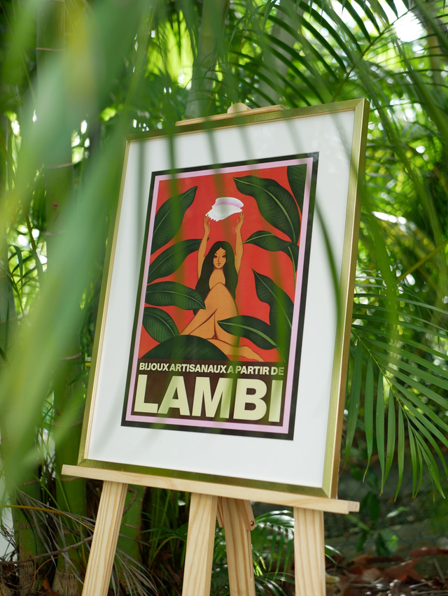 Affiche "Lambi Power"