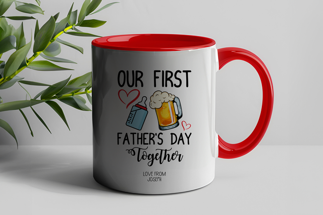 Persoanlised 1st Father's Day Mug