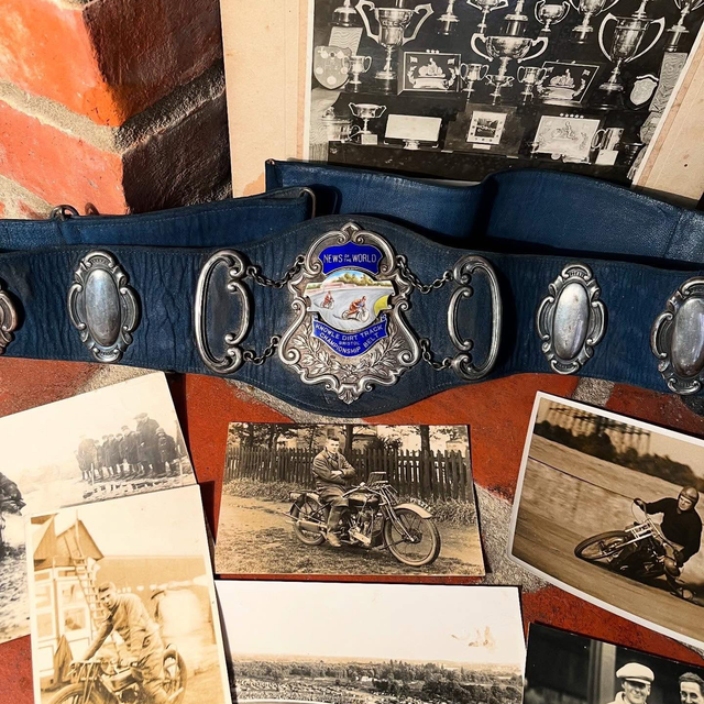 1928 News Of The World Knowle Dirt Track Bristol Championship Belt 