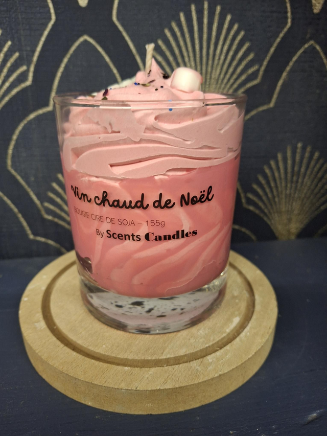 Bougie gourmande de Noël - Vin Chaud