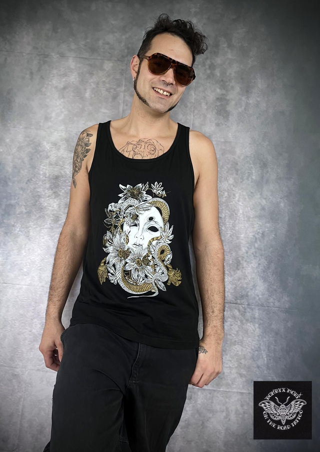 T-shirt Tank "Snake &amp; Mask"