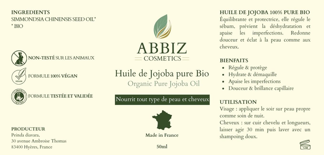 Coffret La Peau de Rêve – Huile de Jojoba + Huile Peaux Matures Vitamine A – Hydratation & Anti-Âge