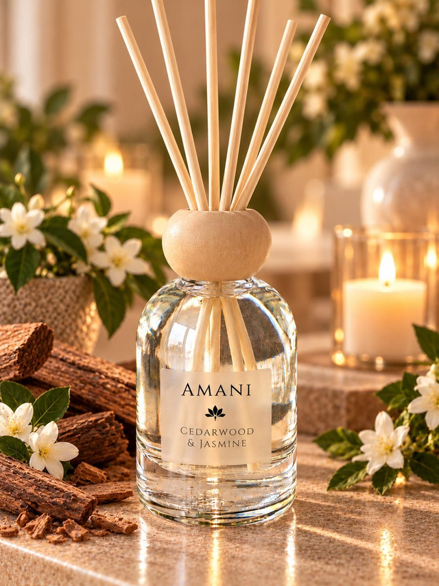 Cedarwood & Jasmine - Luxury Diffuser