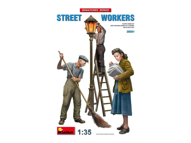 Street Workers - miniart 38081 1/35