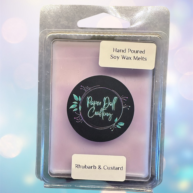Soy Wax Melt Large Snap Bar - Rhubarb &amp; Custard