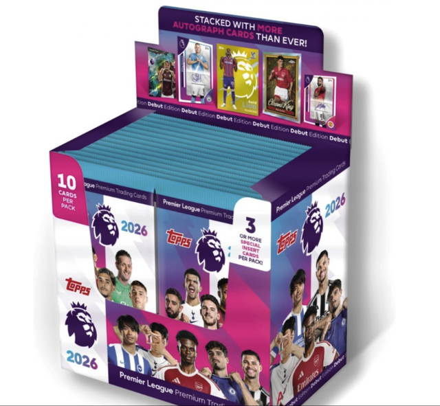 Premier League 2026 booster pack  box
