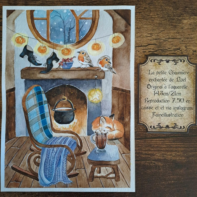 La petite chaumière enchantée de Noël