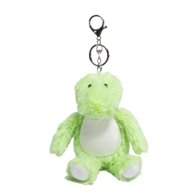 Personalised Keychain/Bag Tag - Plush Dinosaur