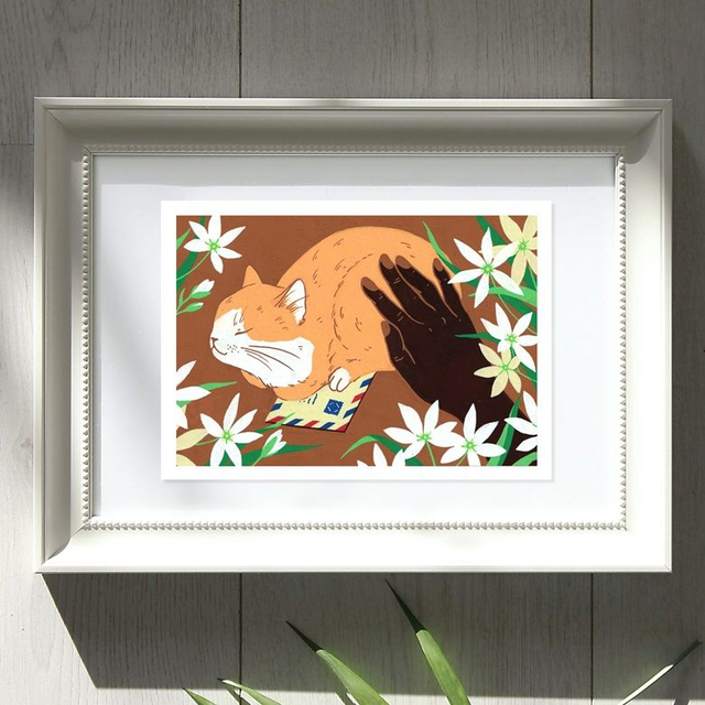 Letter writers - Nap At Noon - Ornithogalum Umbellatum