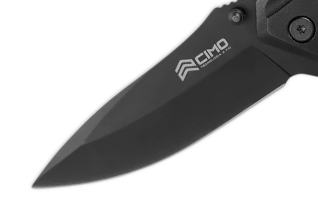 Canivete Dark Tomahawk Cimo Inox 420c Cabo Alumínio C/Clip