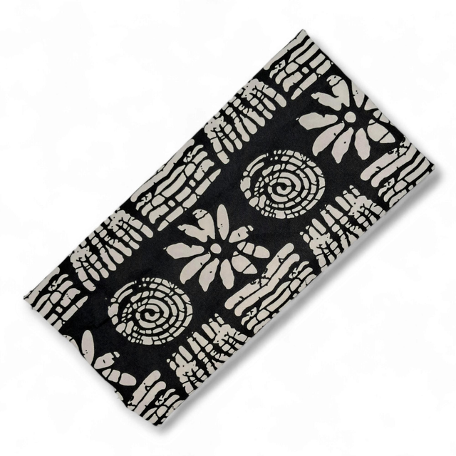 Royal Impress Black and White African Print
