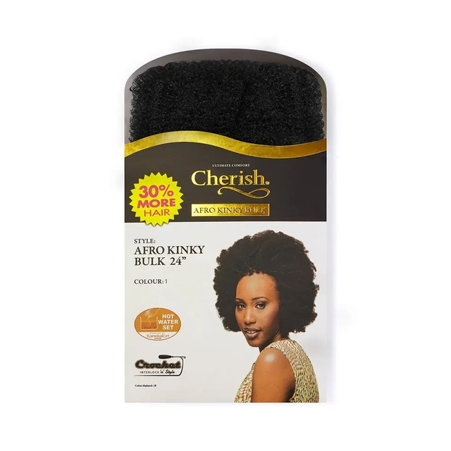 Cherish Bulk - Afro Kinky 24 ( Color: 1 )