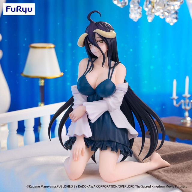 🍜Albedo Noodle Stopper Loungewear Figure Overlord FuRyu 12cm😈