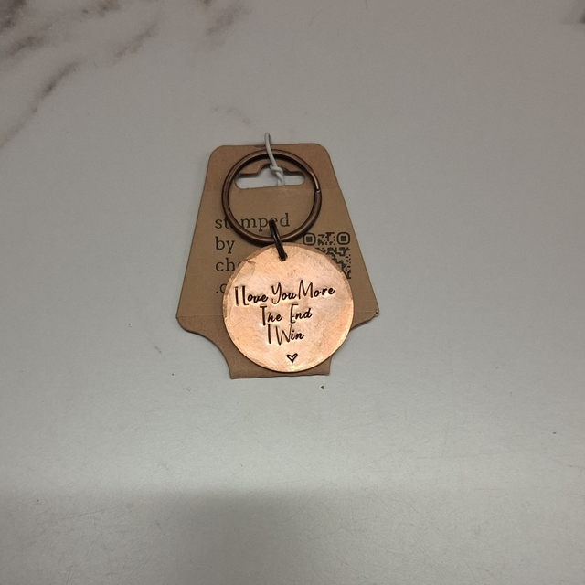 Handstamped Keyring