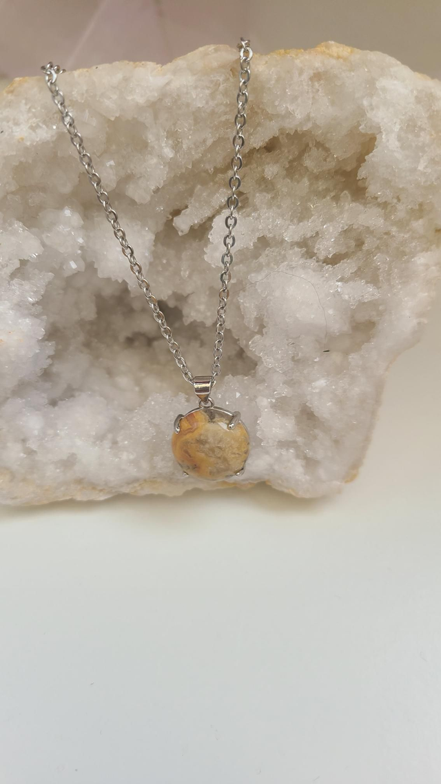 Collier agate Crazy