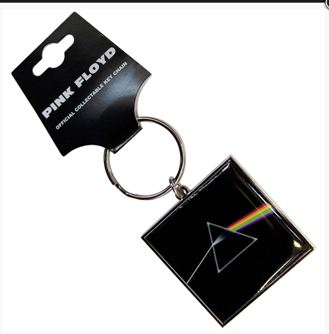PINK FLOYD KEYCHAIN: DARK SIDE OF THE MOON ALBUM