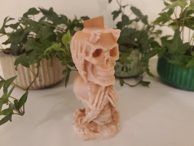 Skeleton Candle