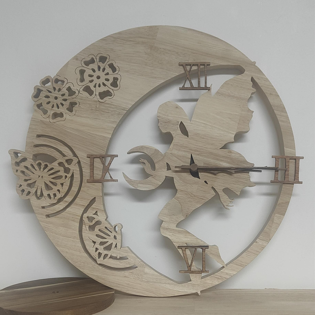 Horloge fée lunaire