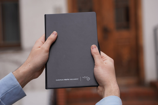 EYP Black Hardcover Notebook