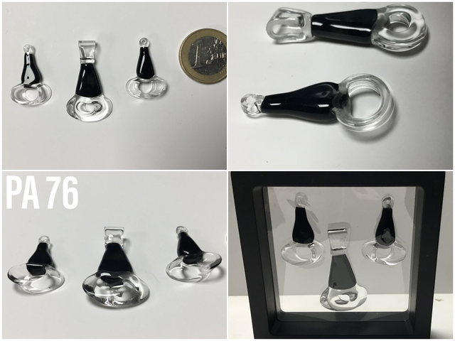 Parure pendentif et boucles d’oreilles réf PA 076