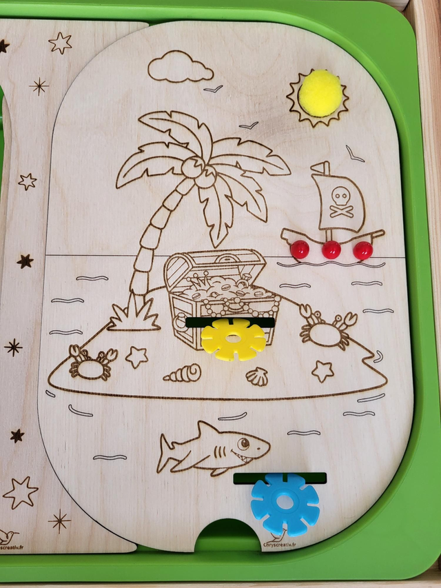 L&#039;île au trésor des pirates 