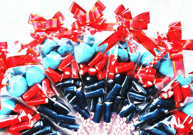 Red &amp; Blue Sweet Cones