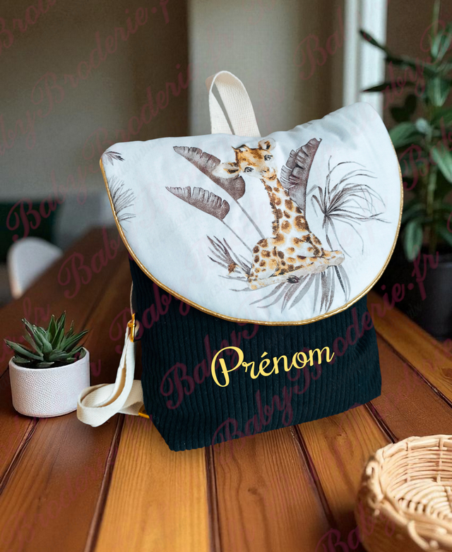 Sac à dos girafe