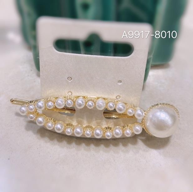 Pince cheveux grosse perle 