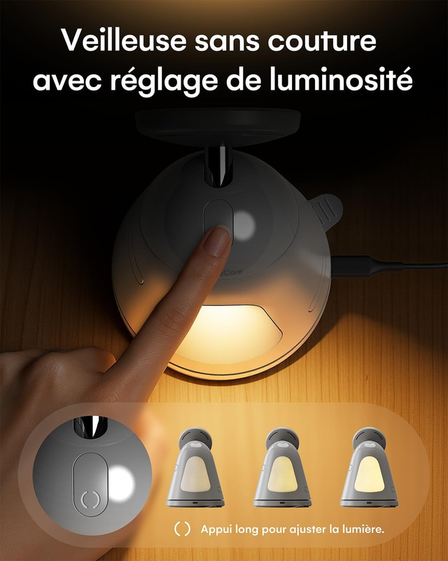 Station de Charge 3-en-1 MagSafe ZEEHOO – Charge Rapide Sans Fil pour iPhone, Apple Watch & AirPods (Gris)