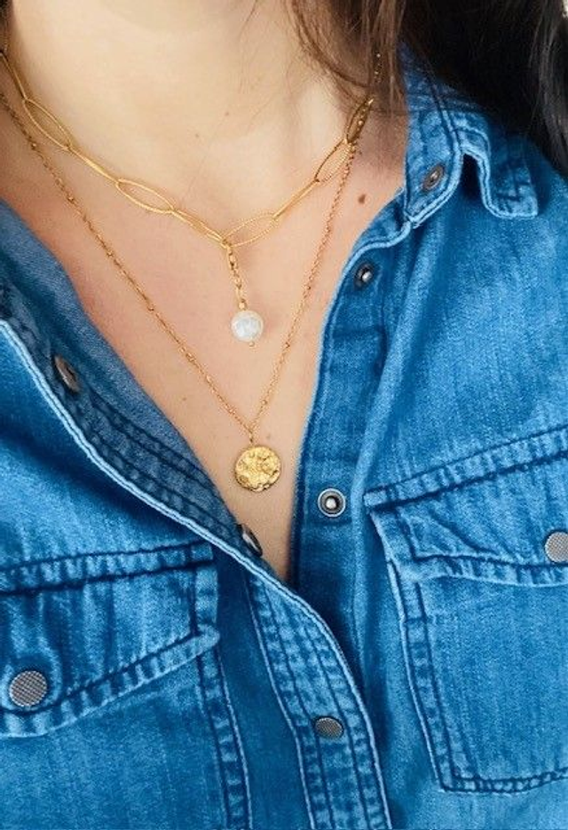 Collier Femme « Philippine » 1 charm