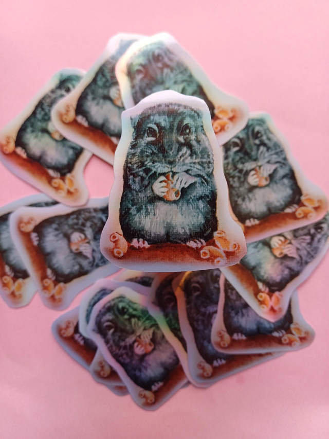 Stickers Hamster &amp; Coquillettes 