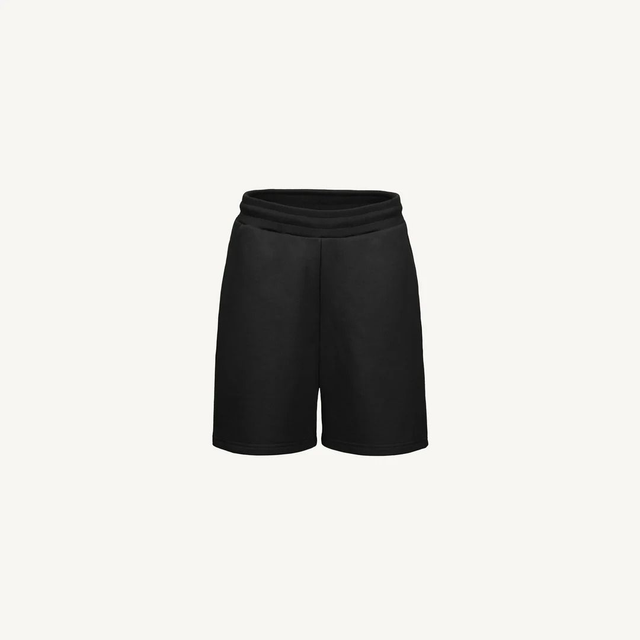 Pantaloncino corto in felpa basic black unisex