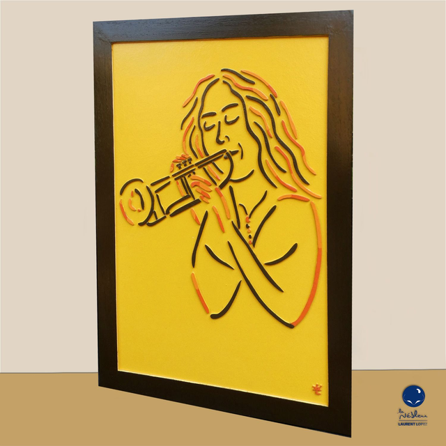 DN20 La trompettiste - 40x60cm