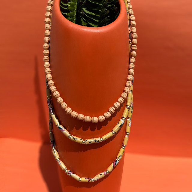 Combo Colares Collab ERA Amarelo — Peça ÚNICA 